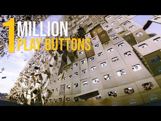 ONE MILLION Gold Play Buttons!