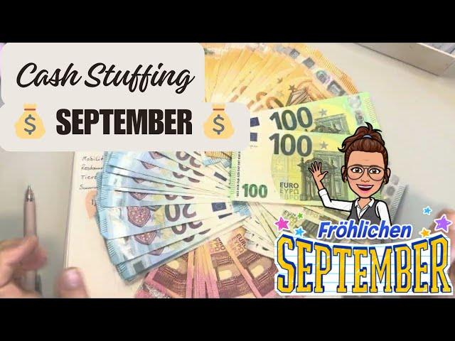 Cash Stuffing für September 2024 #umschlagmethode #budgeting