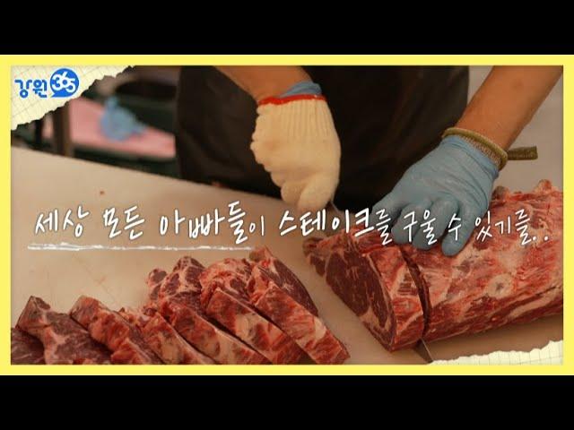 [강원365]세상에서 가장 착한 드라이에이징 한우 정육점 춘천 파파스컷