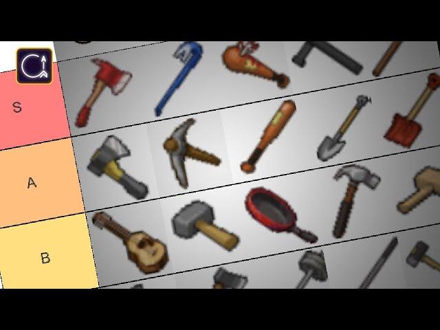 Ranking all the MELEE weapons in Project Zomboid