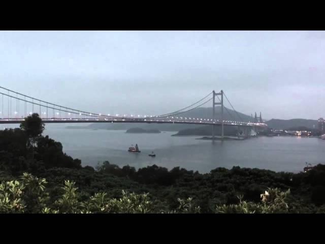 Tsing Ma Bridge Day and Night