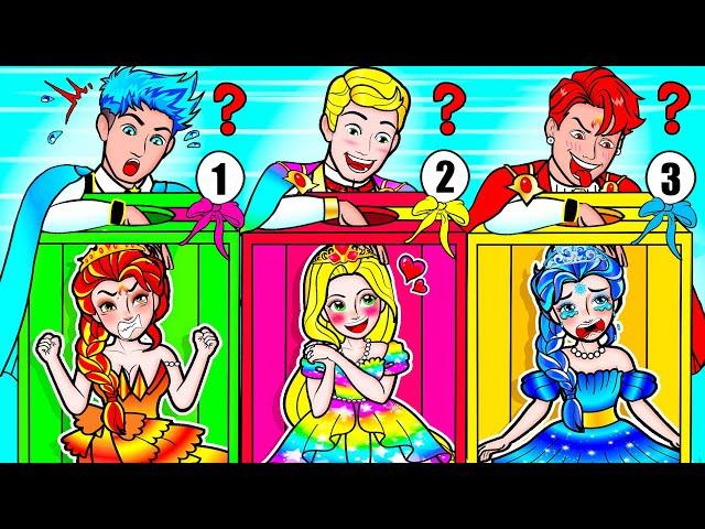 [paper dolls] Fire and Ice Elsa and Rapunzel Princess need New Hair  | Rapunzel Family 놀이 종이