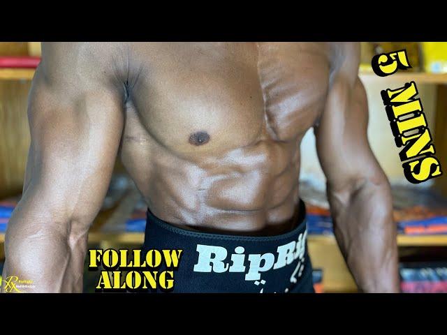 Six Pack Abs | How To Get Them Fast | 5 Minutes Follow Along | RipRight