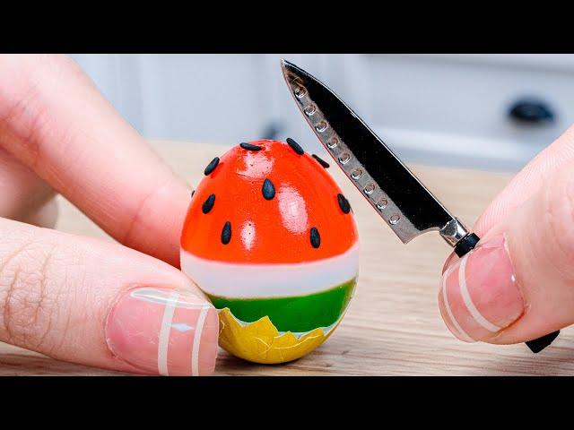 1000+ Miniature Cake Decorating Ideas Tiny Chocolate -Tiny KITKAT-Watermelon By Yummy Bakery