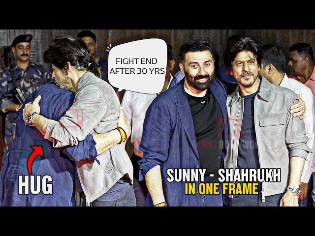 Shahrukh Khan HUG Sunny Deol | Finally The Moment arrives after 30Years | Fight End