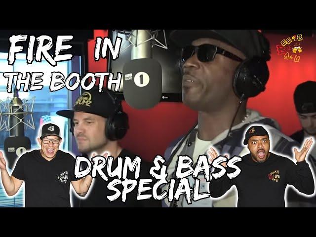 THIS IS HOW YOU "DRUM & BASS"! | Americans React to Fire in the Booth - Drum & Bass Special