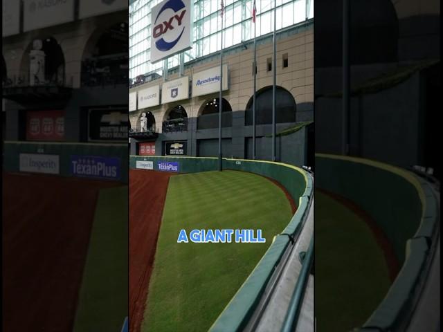 The Astros stadium had a giant hill in center field #mlb #baseballstadium #baseball #ballpark