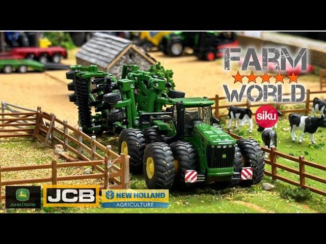 SIKU FARMING | Jobs on the Farm | 1/87 | Tractors | Stop Motion | Agri | John Deere | JCB | Massey