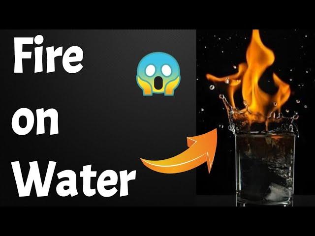 Fire on Water  | Science Experiment | #science #shorts #short #magic #trick | CQZ |