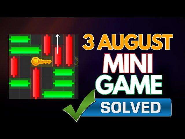 3 August Hamster kombat MINI GAME : CLAIM KEY