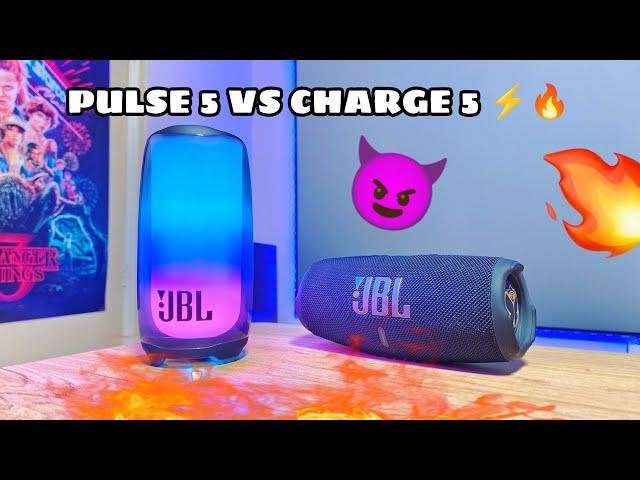 JBL PULSE 5 VS JBL CHARGE 5 "LIGHTS VS BASS?!"