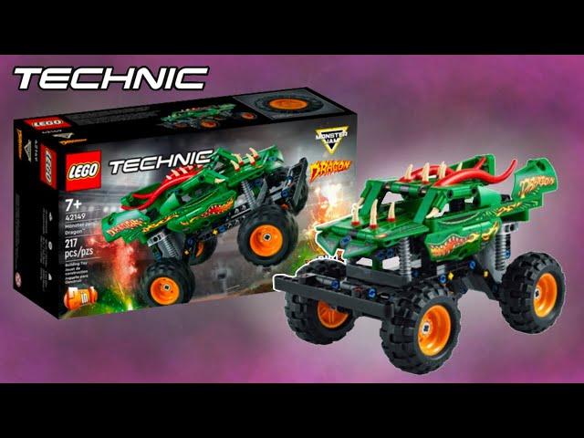 LEGO Technic 42149 Monster Jam Dragon - LEGO Speed Build