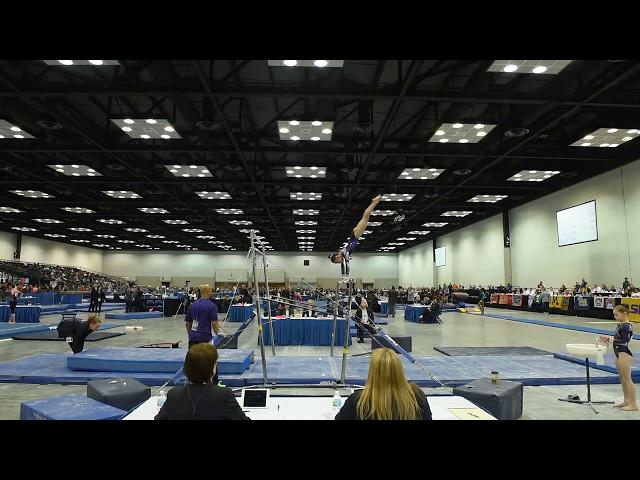 Leanne Wong - Uneven Bars - 2017 Women's Junior Olympic Championships