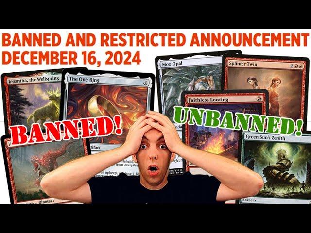  The One Ring Banned  🟢 Splinter Twin Unbanned 🟢  Modern 2024 Ban Announcement 