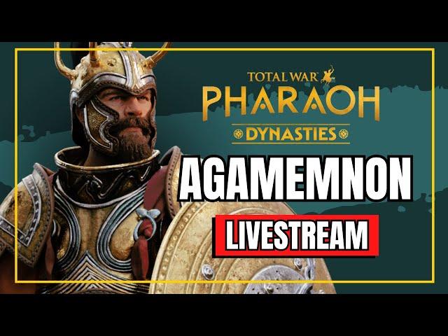 ️Agamemnon's Rise!️ Total War: Pharaoh Dynasties Live Stream Campaign Gameplay & Review
