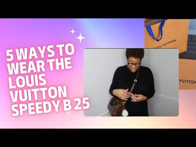 5 Ways To Wear The Louis Vuitton Speedy B 25 Damier Ebene