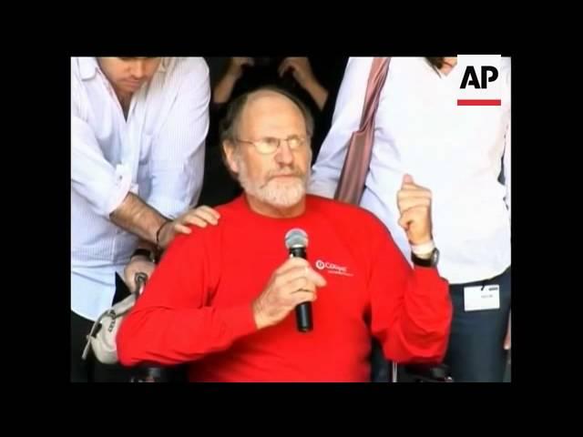 In an emotional news conference, New Jersey Governor Jon Corzine apologizes for not wearing a seat b