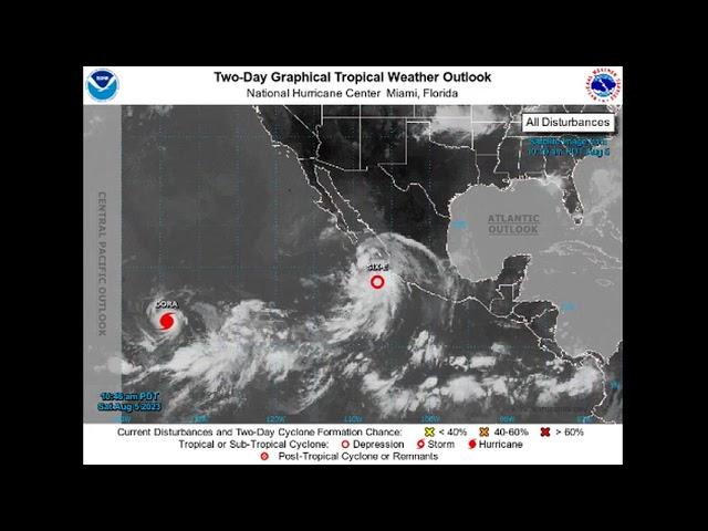 From the Satellite...Pacific Tropical Storm Eugene on Video + 2023 Season Info