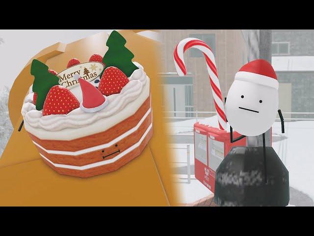 Hide and seek with Christmas Cake, Christmas Egg in Secret Staycation [Roblox]