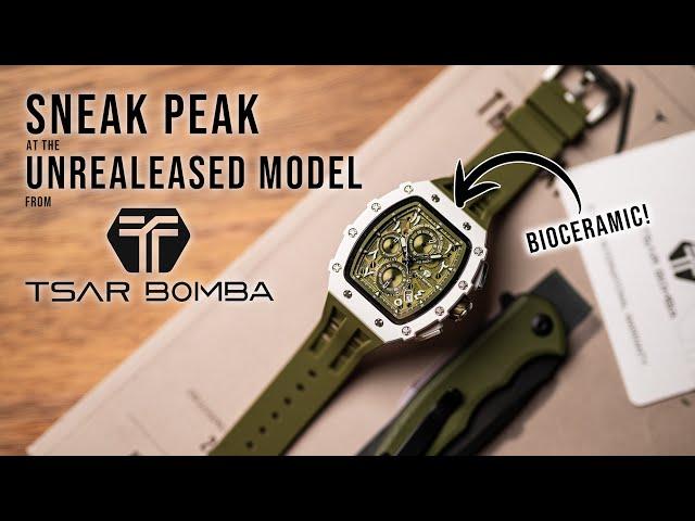 Watch Review of the upcoming release from Tsar Bomba. The BioCeramic, Elemental Series TB8204QA