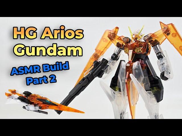 HG Arios Gundam - Gundam 00 2nd Season MS Set (Clear Color) Part 2 ASMR Build + Transformation