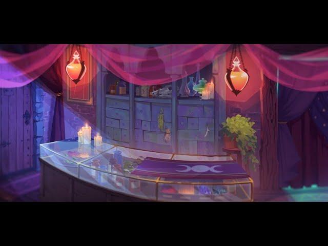 The Arcana: The Shop Ambience - 1+ Hours (ASMR?)