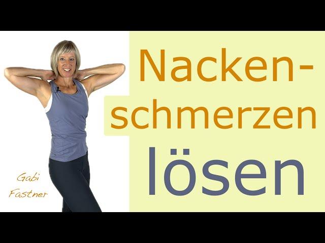  15 min. Nackenschmerzen lösen | Schultergelenk, Schultergürtel und BWS | ohne Geräte, im Stehen