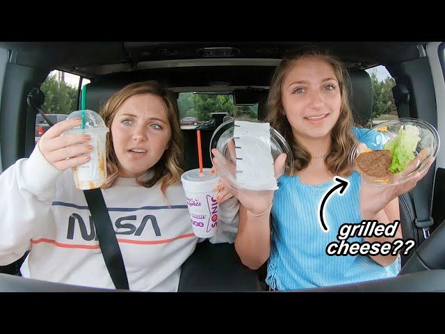 We Tried SECRET MENU Drive-Thru Items!