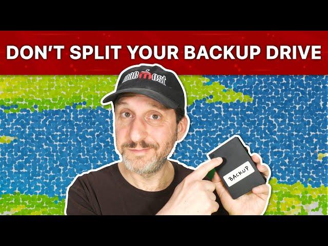 Why You Should Never Partition Your Backup Drive