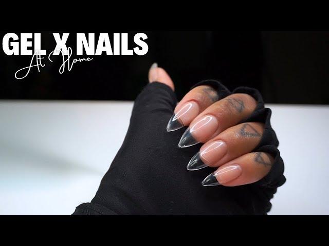 How To Do Gel X Nails At Home | Beginner Friendly Tutorial