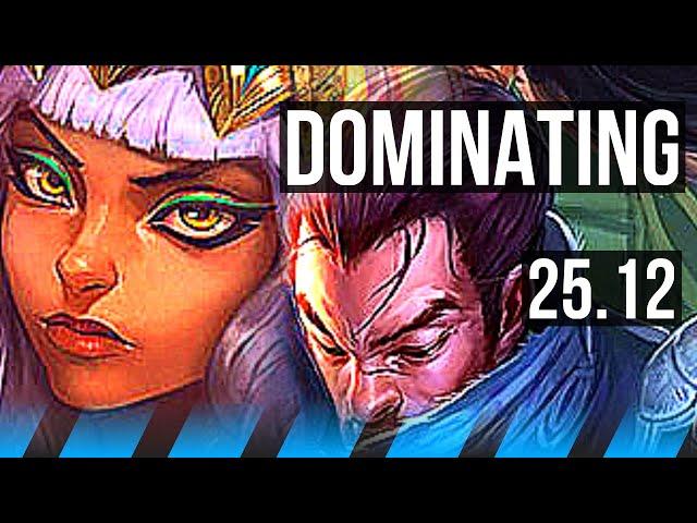 QIYANA vs YASUO (MID) | 8/1/3, Dominating | KR Diamond | 25.12