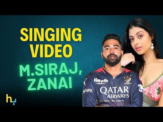 Mohammed Siraj Surprises Fans By Singing With Zanai Bhosle | Hungama Express