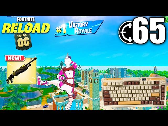 KZZI K75 UNBOXING + ASMR  65 Kills Solo vs Squads Satisfying Keyboard OG Fortnite Reload 540FPS 4K