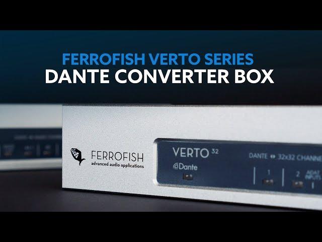 Ferrofish Verto Series - Dante Converter Box