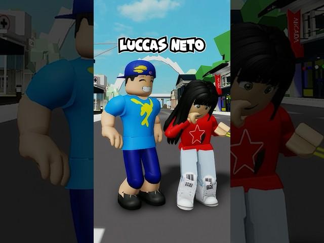 COMO SER O LUCCAS NETO E A GI NO BROOKHAVEN ROBLOX 