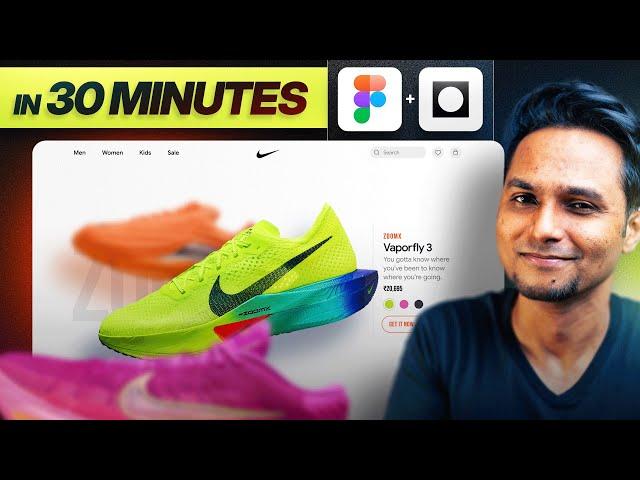 UI/UX Design Tutorial For Beginners: COMPLETE Website Design In 30 MINUTES | Saptarshi Prakash