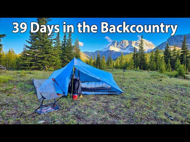 39 Days Backpacking in *Mostly* the Canadian Rockies | My 2024 Trips