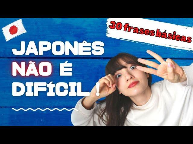 30 Frases Básicas em JAPONÊS [nível 1] | Aula de japonês