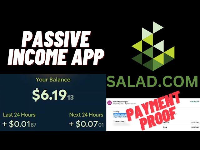 Salad.com - Earn Passive Income With Your Laptop (With Payment Proof)