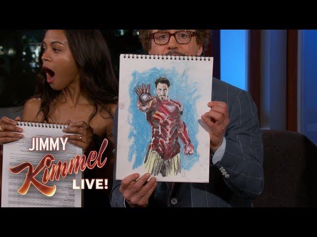 Cast of Avengers: Infinity War Draws Their Characters