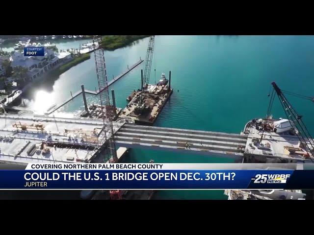 Jupiter mayor announces target date for US-1 bridge reopening