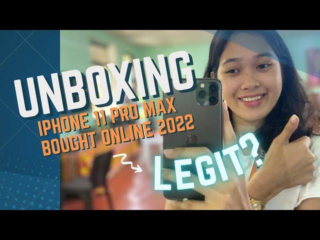 Unboxing: Iphone 11 Pro Max bought online 2022 + Store Review (DIM Gadget Ph)