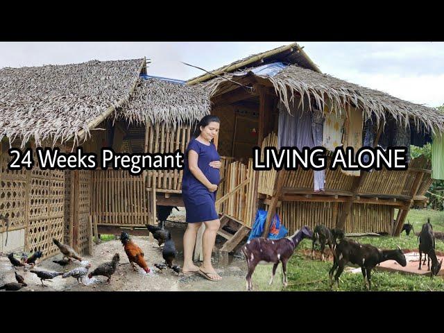 6 months pregnant| LIVING ALONE |my life after getting married