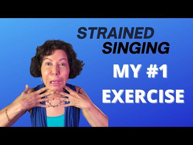My #1 EXERCISE for STRAINED SINGING VOICE #shorts #singinglessons #vocal strain #voiceteacher