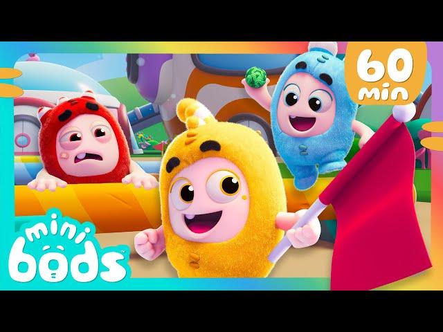 Minibods NEW! Yes Yes Vegetables | Eat Your Greens | Baby Oddbods Marathon | Funny Cartoons for Kids