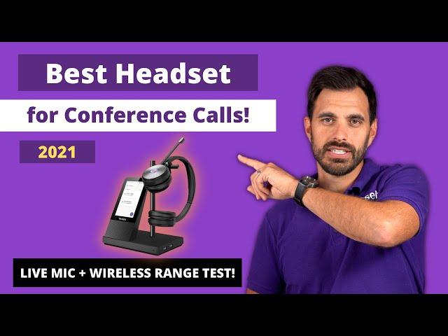 Best Headset for Conference Calls 2021! Live Mic Test
