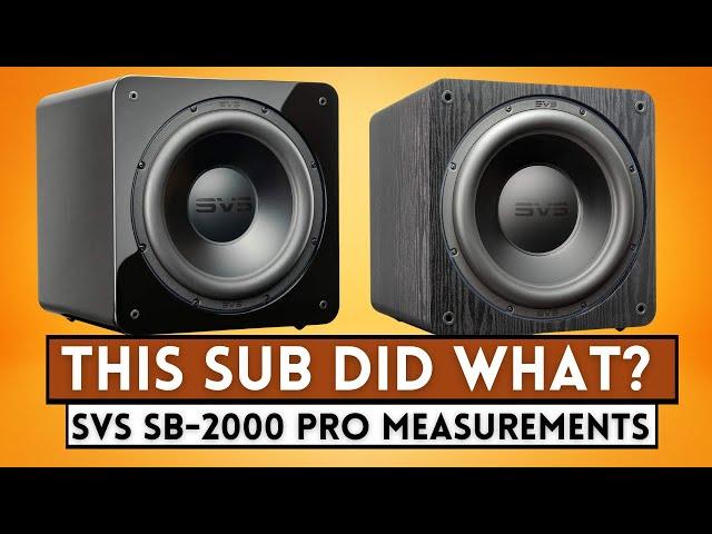 SVS SB-2000 Pro Subwoofer Measurements - Does it Bring the Bass to Your Home Theater?