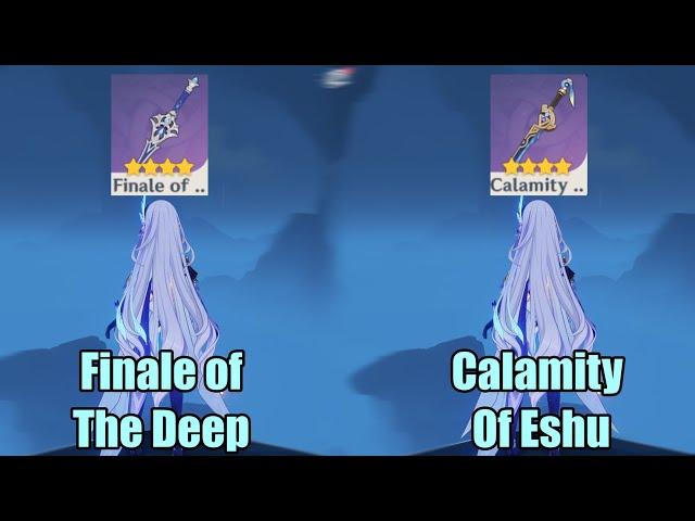 Skirk R5 Calamity of Eshu (F2P 4⭐) Vs R5 Finale Of The Deep (F2P 4⭐) || Genshin Impact