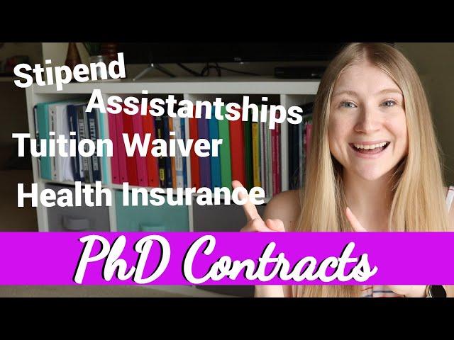 Components of PhD Offers / Contracts | Stipend, Assistantships, Health Insurance // Social Science