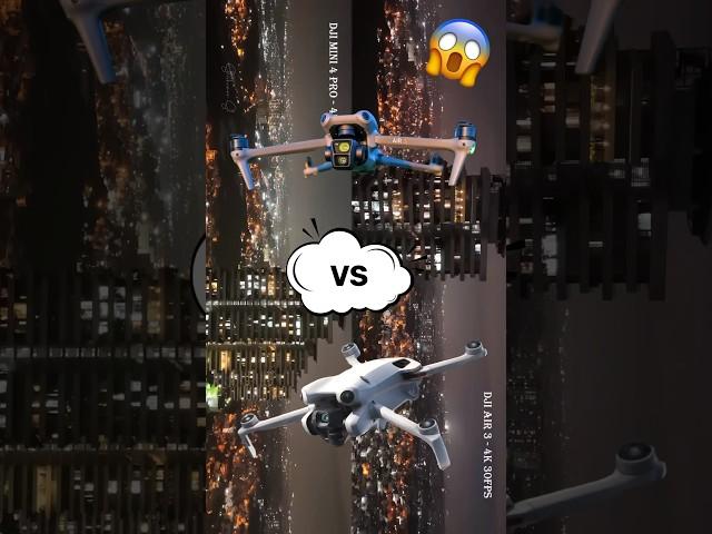 DJI MINI 4 pro vs DJI AIR 3  #djimini4pro #djiair3  #drone #dji #tech